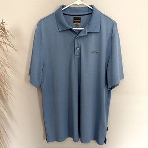 Greg Norman Collection Mens For Tasso Elba Five Iron Play Dry Golf Polo Shirt L